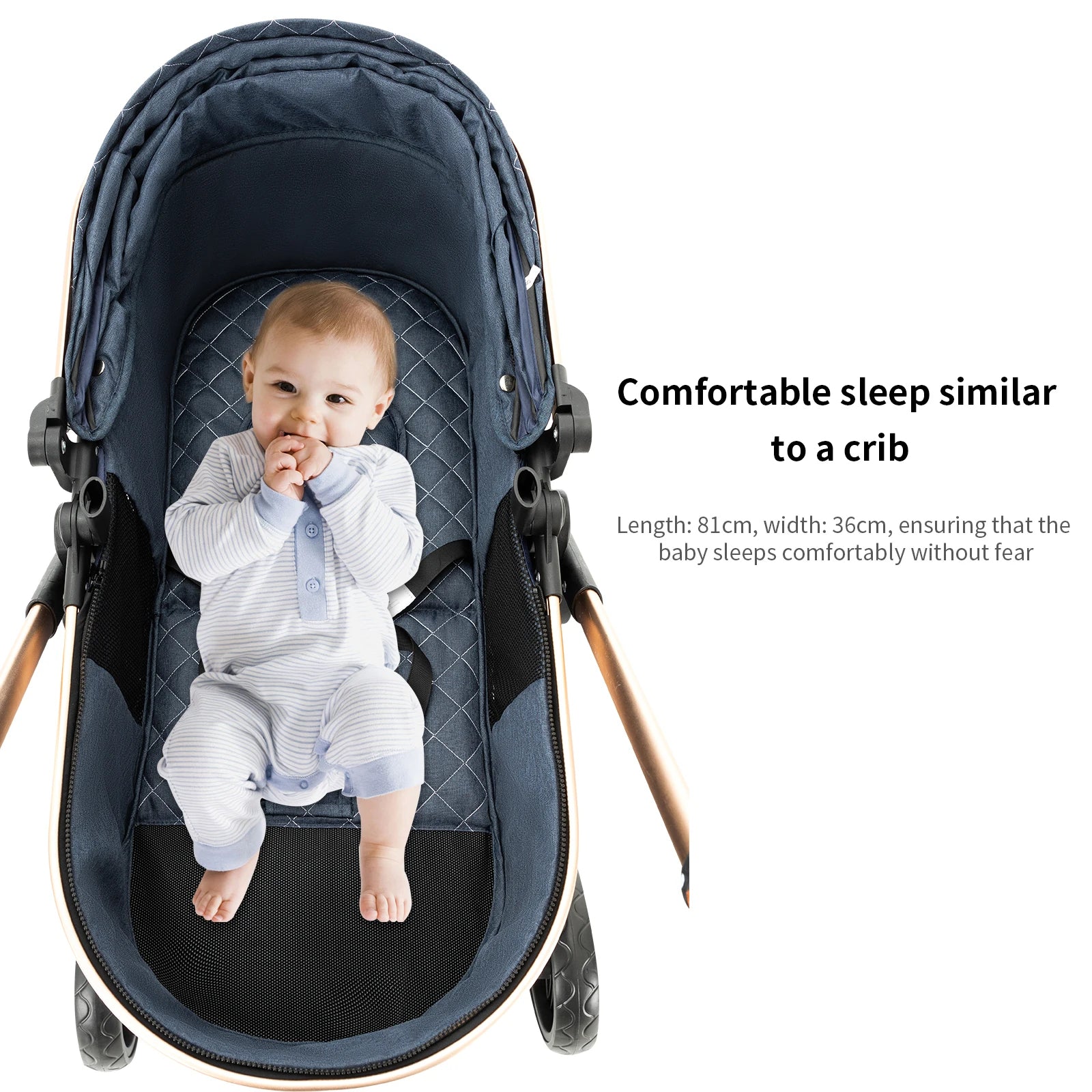 BabyGem Comfort 3-in-1 Stroller