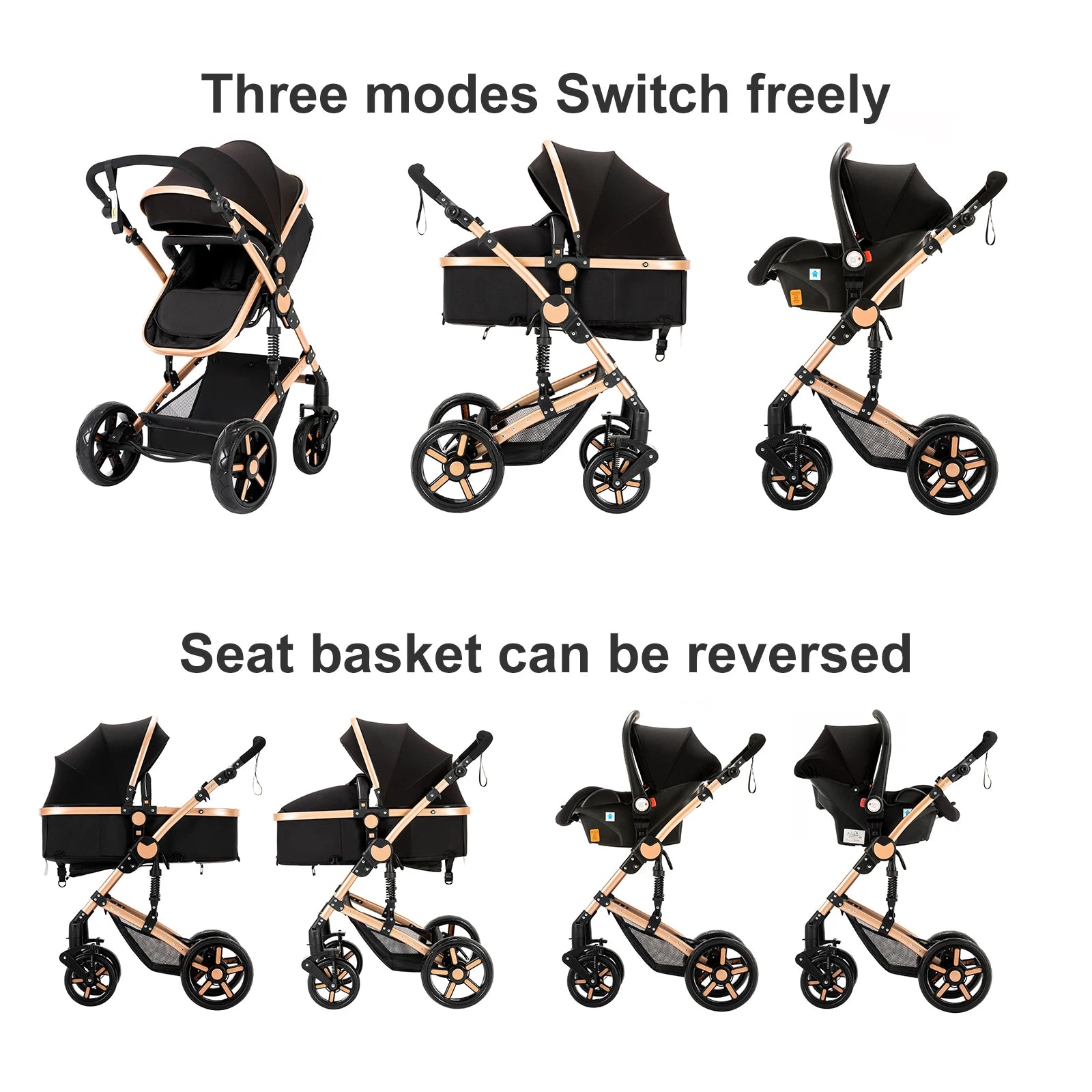Urban-comfort Babygem 3-in-1 Baby Stroller