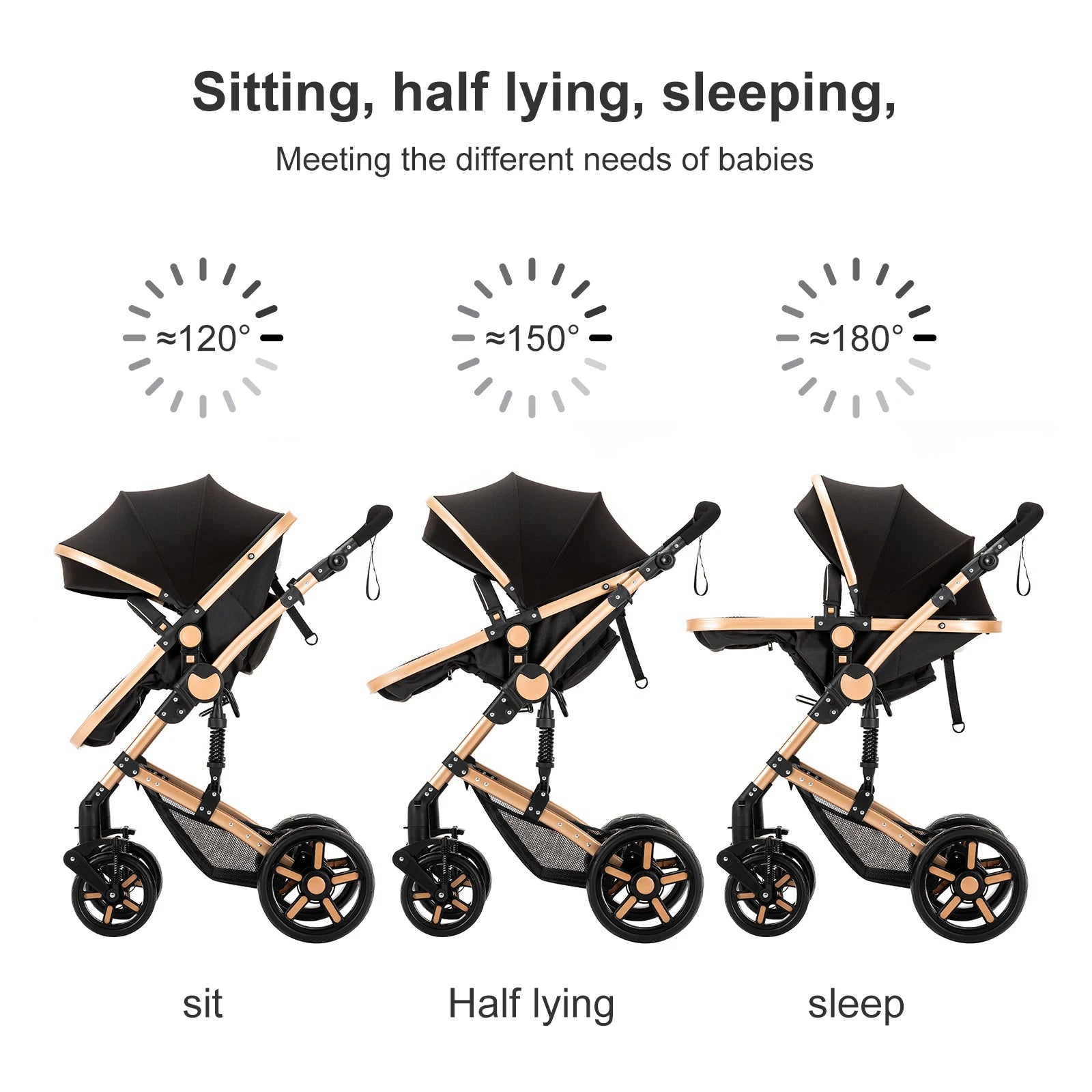 Urban-comfort Babygem 3-in-1 Baby Stroller