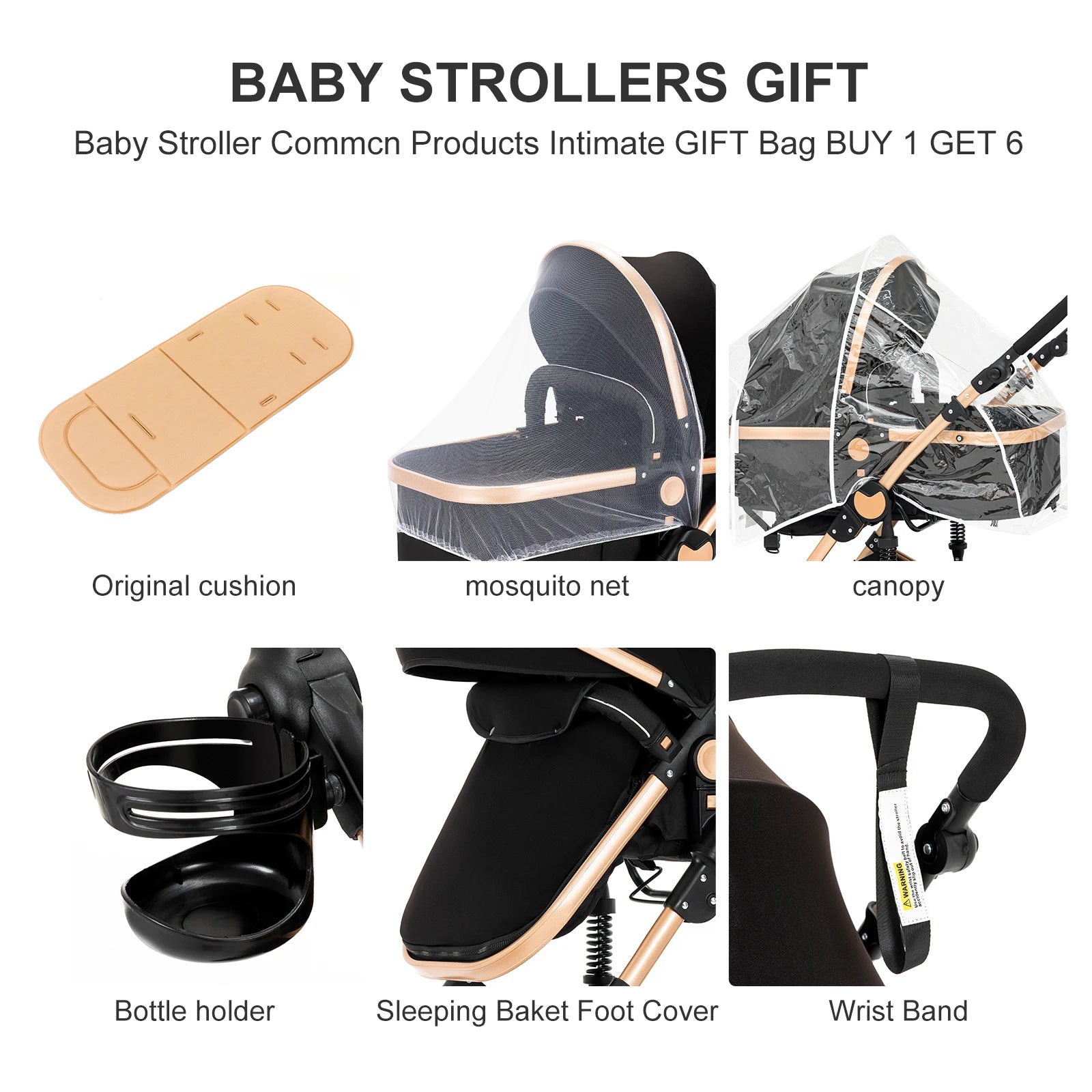 Urban-comfort Babygem 3-in-1 Baby Stroller