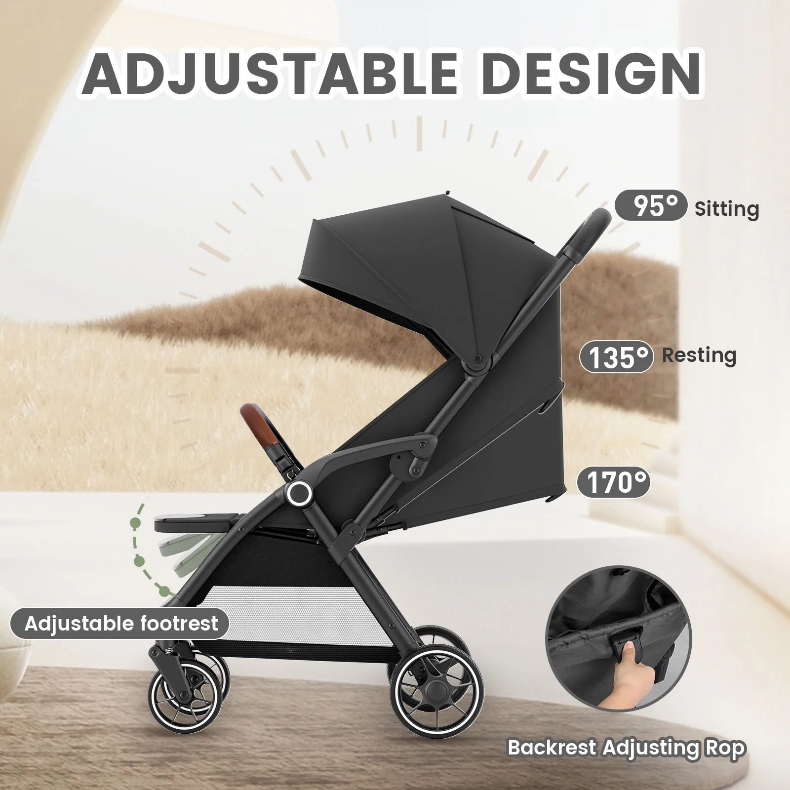 Travello Stroller lightweight