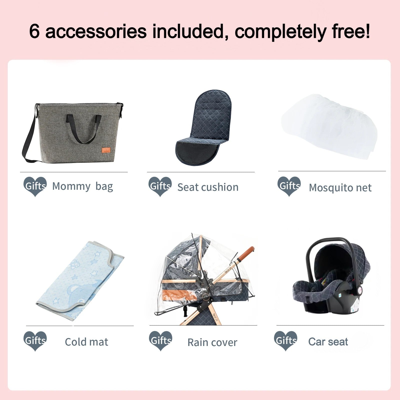 BabyGem Comfort 3-in-1 Stroller