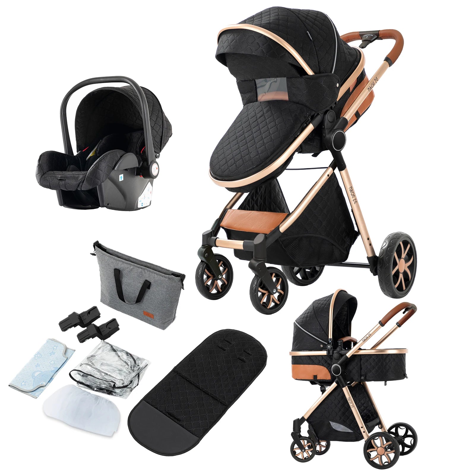 BabyGem Comfort 3-in-1 Stroller