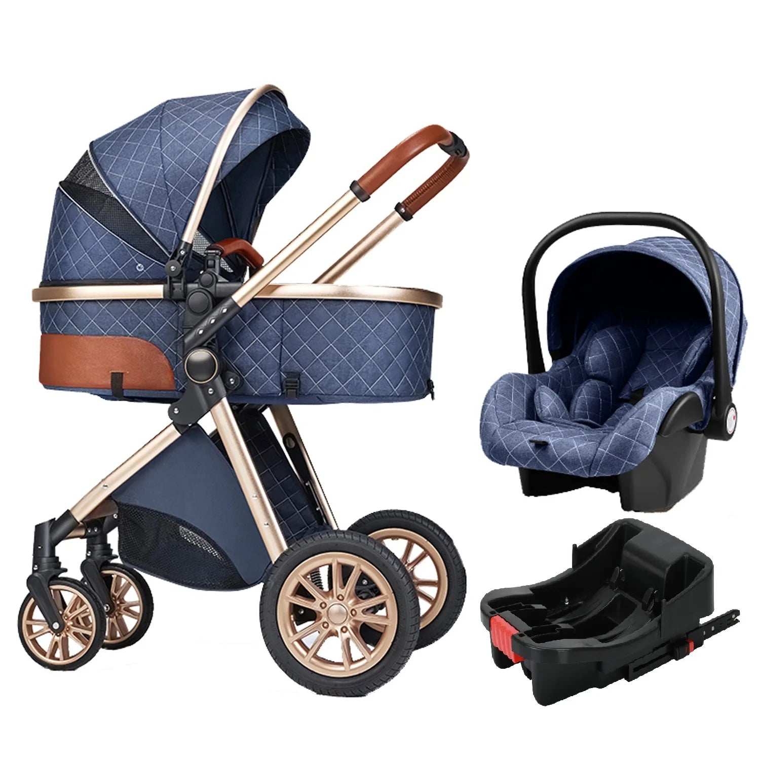 BabyGem Comfort 3-in-1 Stroller