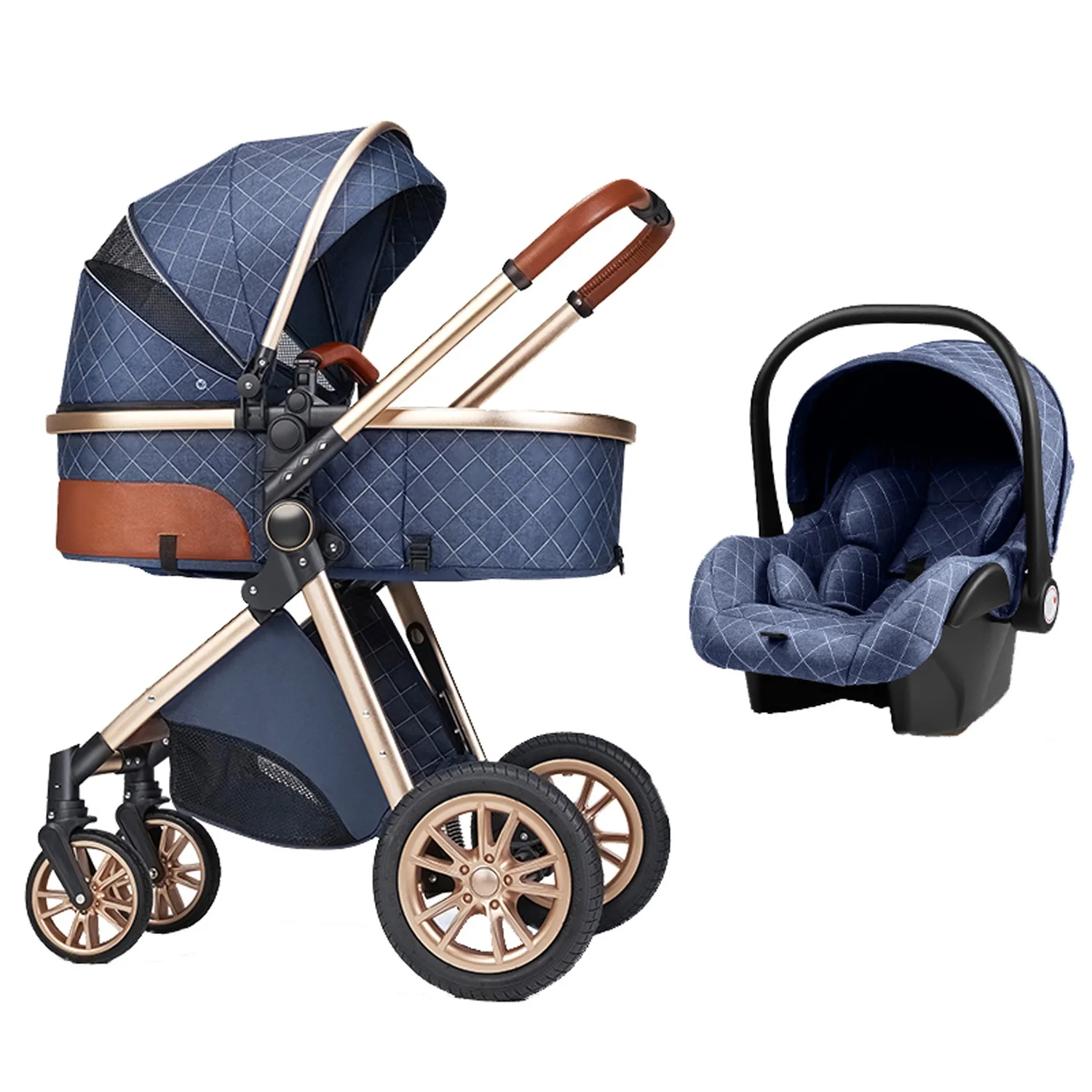 BabyGem Comfort 3-in-1 Stroller