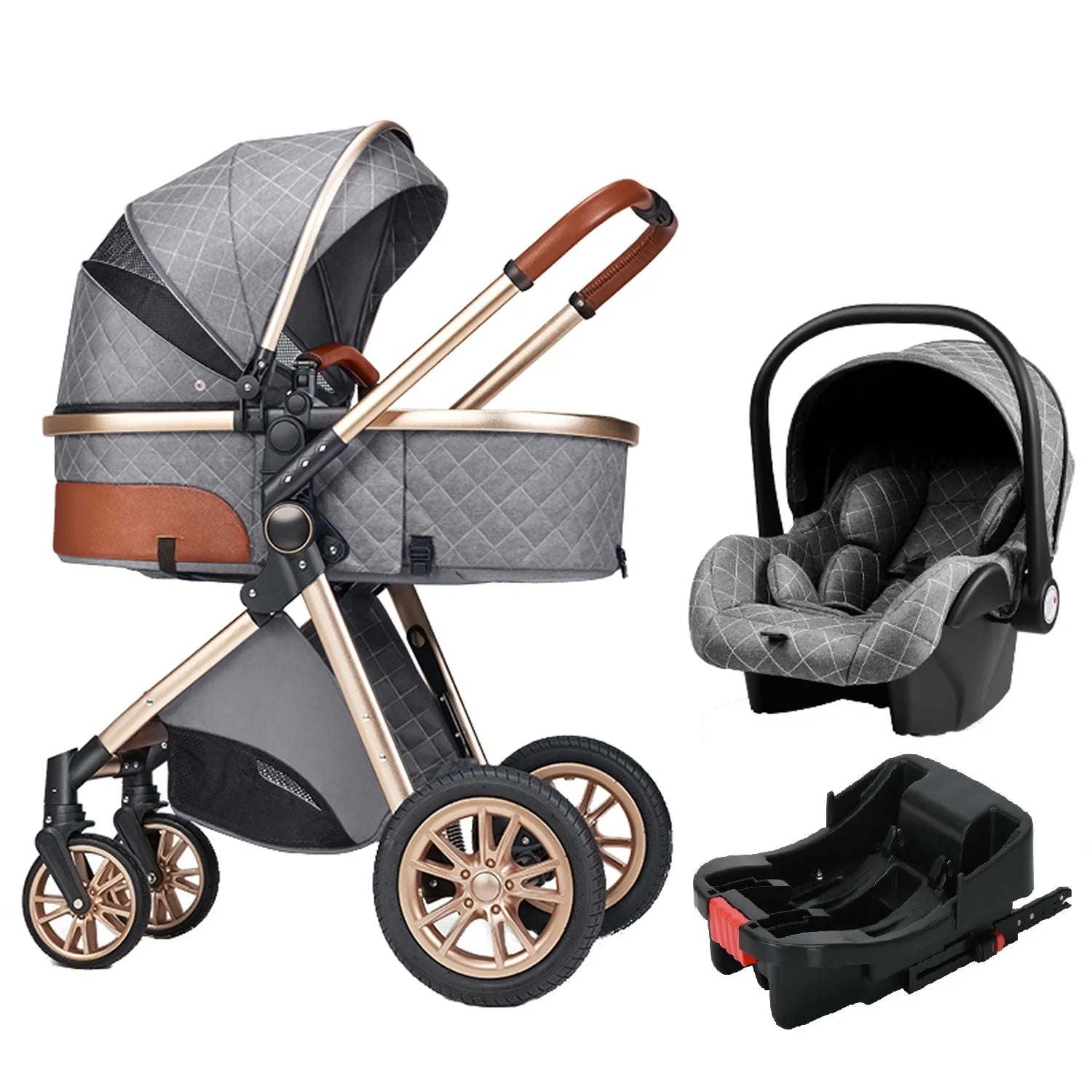 BabyGem Comfort 3-in-1 Stroller