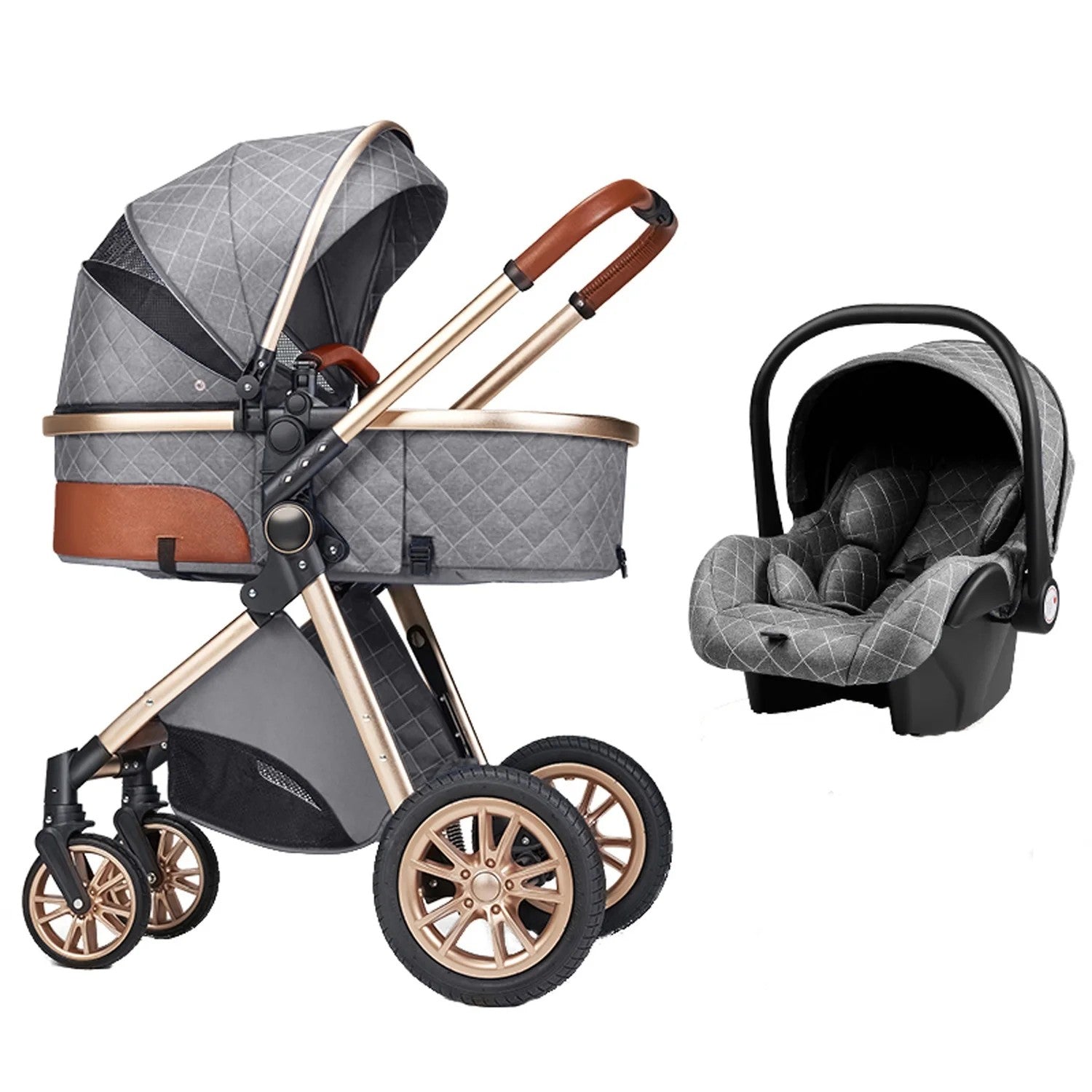 BabyGem Comfort 3-in-1 Stroller