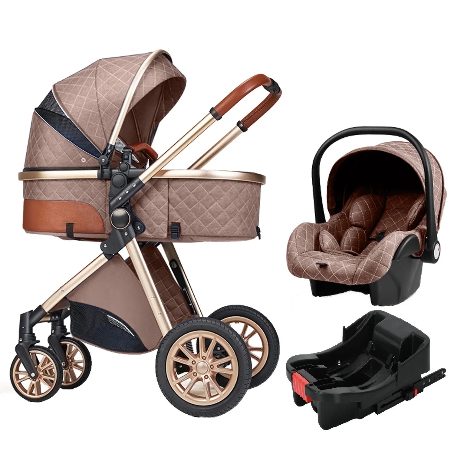 BabyGem Comfort 3-in-1 Stroller