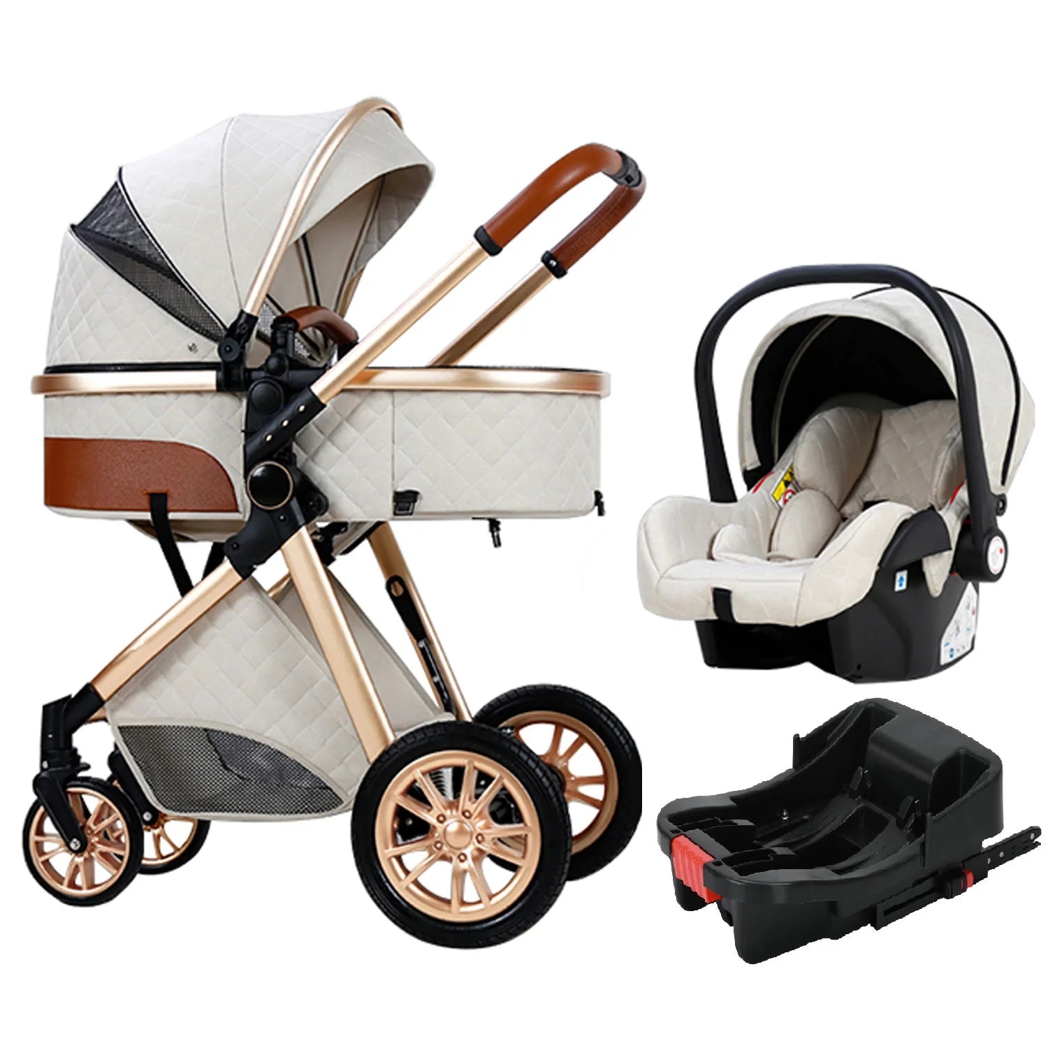 BabyGem Comfort 3-in-1 Stroller